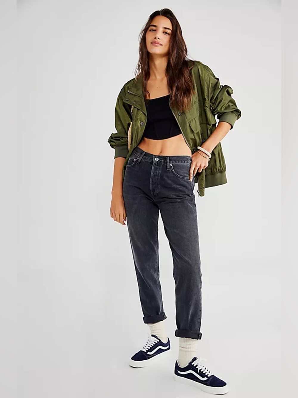 AGOLDE X FREE PEOPLE FEN relaxed fit jeans 28
